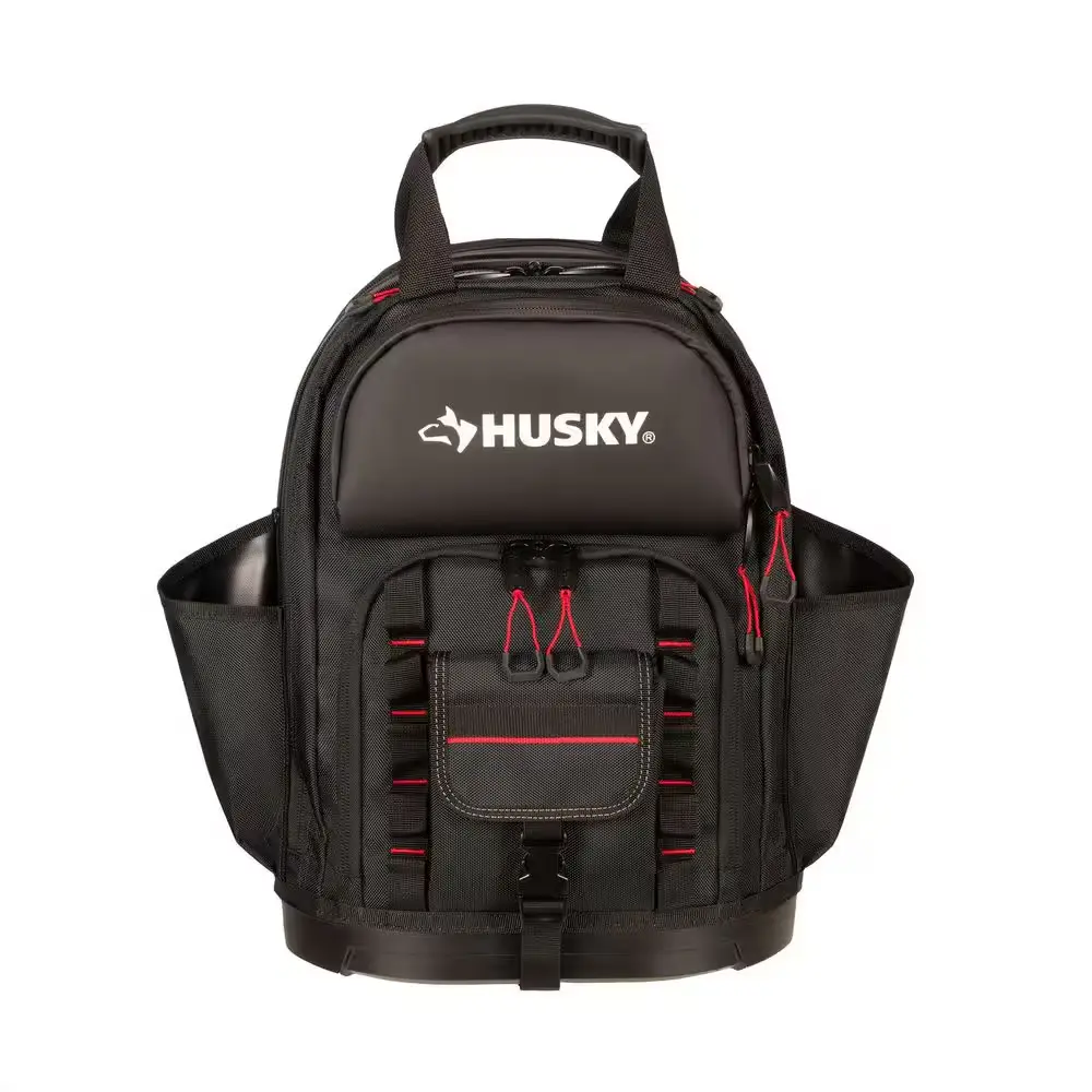 19 in Heavy Duty Tool Backpack Waterproof Work Bag with 41 Pockets