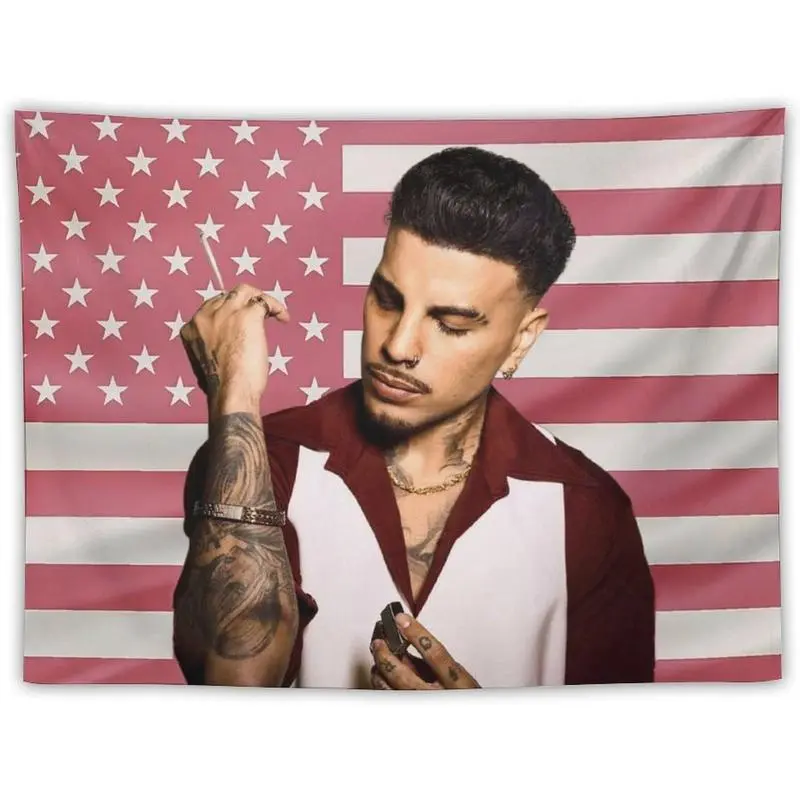 Durable Decorative Tapestry - Rauw Flag Light Cotton-Linen Wall Art Hanging, Home Decoration Items for Dormitories, Living Rooms, Clubs