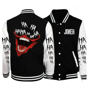 J0ker Ha Ha Ha Horror Smile Baseball Jacket, Trendy Jacket 2025, Gift for Him, Gift for Her