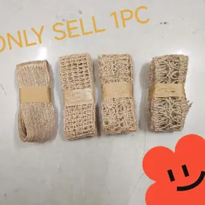 Floral Hemp Rope, Cotton Hemp Braided Ribbon, 2m Per Roll, DIY Craft Decorative Ribbon, Flower Packaging, Bouquet Wristband, Cake, Gift Box, Handicraft Packaging