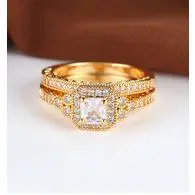 Golden white diamond