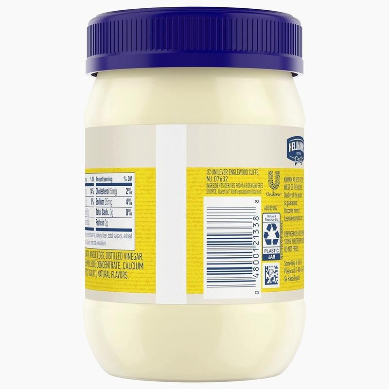 Hellmann's Real Mayonnaise Real Mayo For a Creamy Sandwich Spread or Condiment Gluten Free, Made With 100% Cage-Free Eggs 15 oz