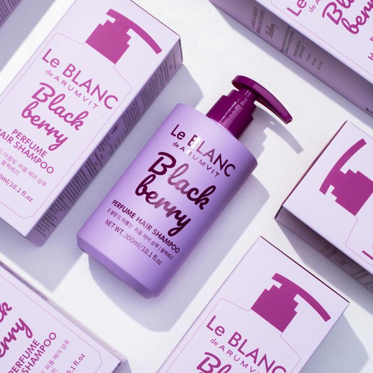 Le BLANC-Blackberry PERFUME HAIR SHAMPOO | 300ml / 10.1 fl.oz