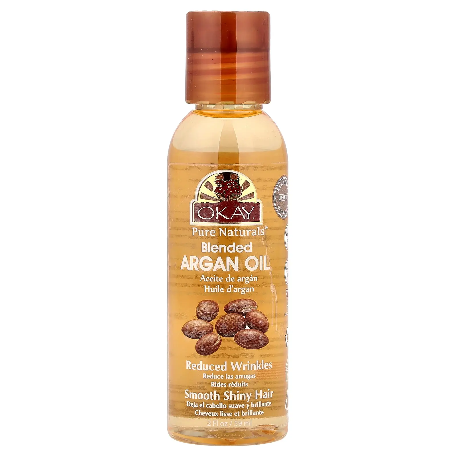 Okay Pure Naturals Blended Argan Oil, 2 fl oz (59 ml)