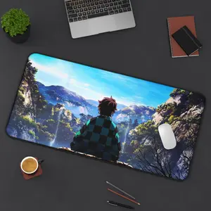 Tanjiro, Demon Slayer,Anime-Inspired Desk Mat, Gaming Mouse Pad, Artistic Home Office Decor, Unique Gift for Students, Desk Accessory, Relax