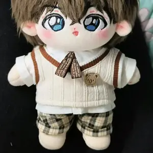 Adorable Doll Clothes for 20cm Cotton Dolls Bodysuit Jumpsuits for Cotton Dolls Replacement Clothes Outfit Doll Accessories