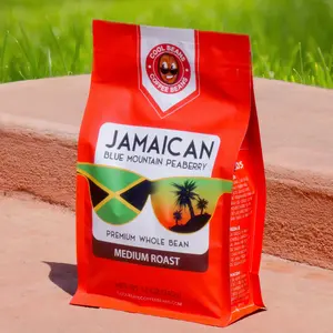 100% Jamaican Blue Mountain PeaBerry Coffee Beans