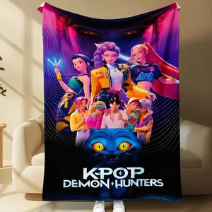 Korean Fantasy Style Blanket, Soft Comfortable All-Season Throw, Ideal for Sofa Naps Travel Camping Bed Cover Gift