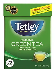 Green Tea, 72 Teabags (Pack of 6) (Packaging may vary)