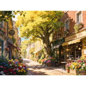 Jigsaw Puzzles for Adults 1000 Pieces, European Street Puzzle, Impossible Difficult Hard Fun 1000 Piece Jigsaw Puzzles for Adults, Non-Glare Finish, Fun and Challenging Family Game Great Gift Idea