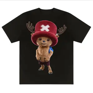 Chopper Hat Oversized Graphic Tshirt, OP Anime Tshirt, Streetwear Look, Cartoon Style Unisex Top, Full Size, Full Color