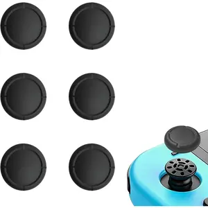 6 count  Analog Stick Covers for  , OLED, Joy-con Controller Thumb Grips, Joystick Replacement Caps