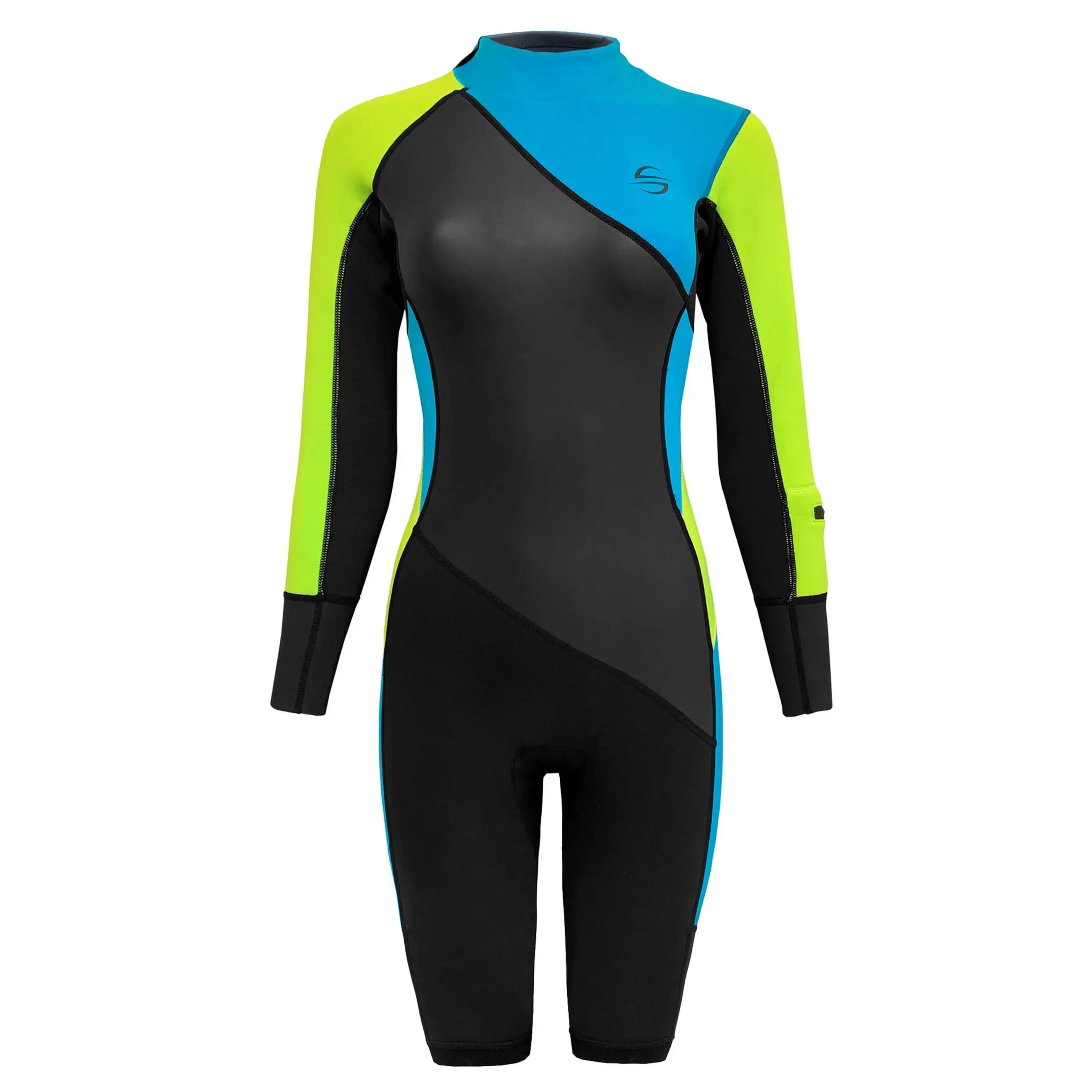 Women's Neoprene Wetsuit Springsuit 3/2mm | Dive-Blue -Refurbished Women's Neoprene Wetsuit Springsuit 3/2mm | Dive-Blue -Refurbished