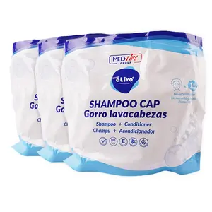 MedVance 3-Pack No Rinse Shampoo Cap | Rinse Free Shower Cap that Shampoos & Conditions | PH Balanced & Hypoallergenic Waterless Hair Wash