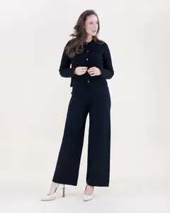 Honeycomb Stitch Scallopped Hems Boxy Cardigan