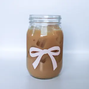 Bow Mason Jar
