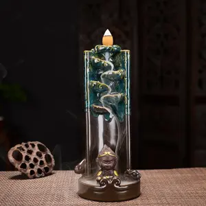 Monkey King Ceramic Backflow Incense Burner