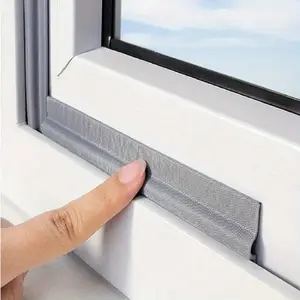 Self-adhesive Window Sealing Strip, Weather Soundproofing Sound Insulation Anti Air Leak Draft Stopper Door Bottom Crack Sticking Tape, Car Door Bottom Sealing Strip