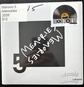 Maroon 5 – Memories (7", Record Store Day, Limited Edition Single, 2020, Interscope Records 602508744914)