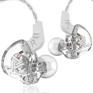 QKZ AK6 In-ear Dynamic Sports Headphones with Mic Subwoofer Quality Wire-controlled Wired headphones Audio Earphones Earbud Electronic Headset
