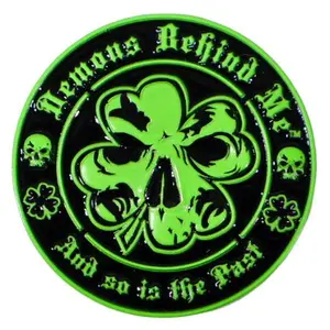 NEW! Clover Two-Sided, 3D Challenge Coin