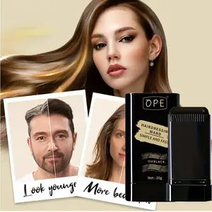 Portable Quick Hair Dye Stick | Long-Lasting Color, One-Swipe Full Coverage, Grey Hair Coverage, Cover Gray Hair, Dual Use for Hair & Beard, Easy Root Touch-Up & Color Correction at Home