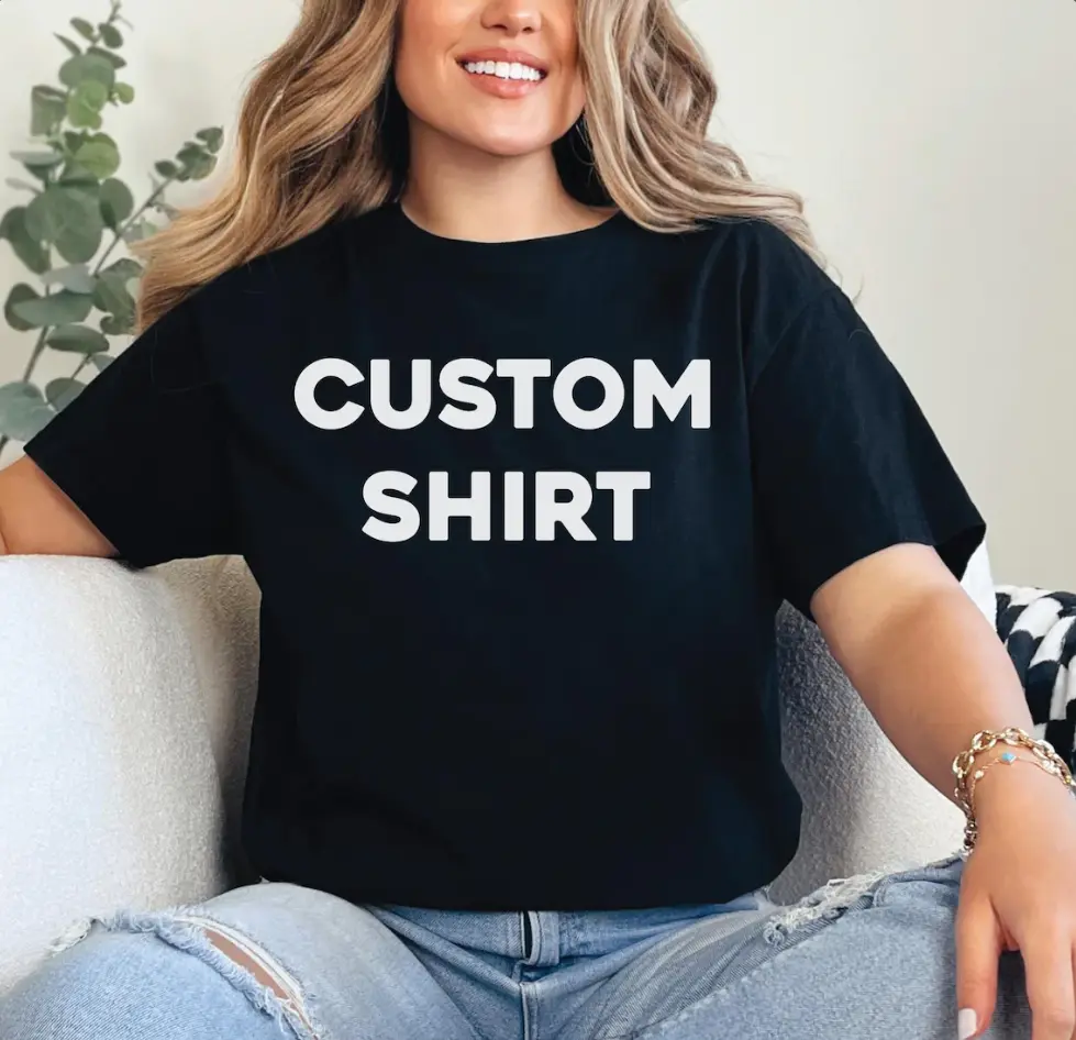Custom Personalized T-Shirt with Name or Message - Perfect Gift for Birthdays, Anniversaries, Weddings, and Special Occasions