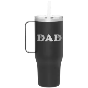 Basketball Dad 40 oz Tumbler Mug | Black