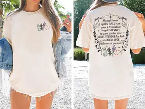 Salt Rosemary Lavender Love Front and Back Shirt, Magic Spell Shirt, Halloween Shirt, Witchy Shirt, Practical Magic, Practical Magic Shirt