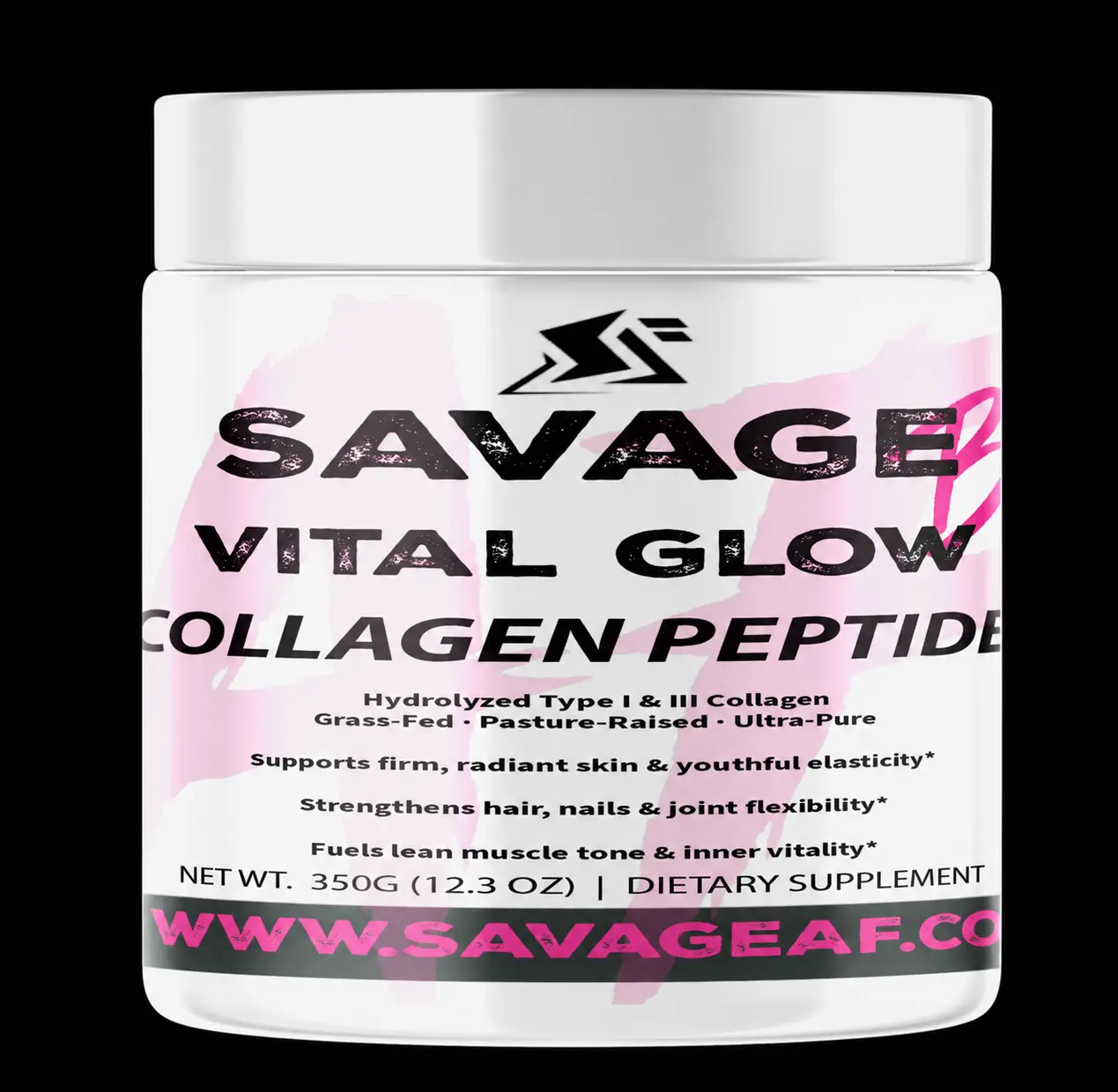 Savage Beauty Vital Glow Collagen Peptides | Hair, Skin & Nail Support Hair Wellness Dietary