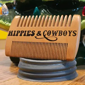 Laser Etched Logo Comb
