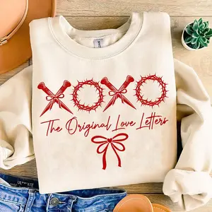 XOXO the original love letters, Christian Valentines, Valentine Day, Valentine Bow, Christian Shirt, JesusVValentine