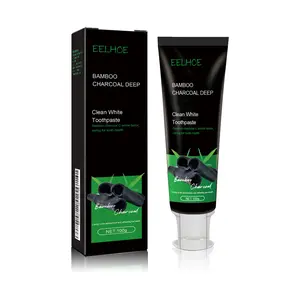 Bamboo Charcoal Deep Clean White Toothpaste with Natural Activated Charcoal for Stain Removal Gum Care and Long-Lasting Fresh Breath