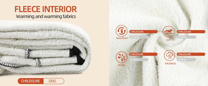 【LOCAL FAST SHIPPING】NORMOV 3-Pack Thick Fleece Lined Leggings Winter Warm High Waist Cozy Workout Yoga Pants for Cold Weather Casual Wear