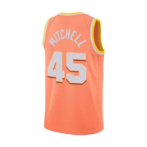 2026 Mitchell #45 Orange Swingman Basketball Jersey – City Edition - Retro Street Pro Style Hoop Fan Shirt