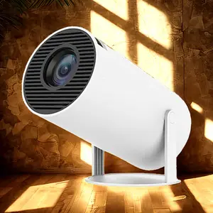 Smart Home Cinema Projector - 150" HD Screen, Auto Image Correction, Dual-Band WiFi 6 for Netflix, Zoom Meetings & Ceiling Nights