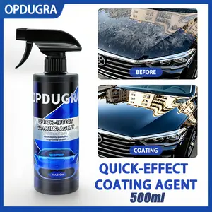OPDUGRA Car Coating Spray Advanced Quick-acting Agent With Dust-Proof Glazing Effects Long Lasting Paint Waxing Solution For Showroom Shine Automotive