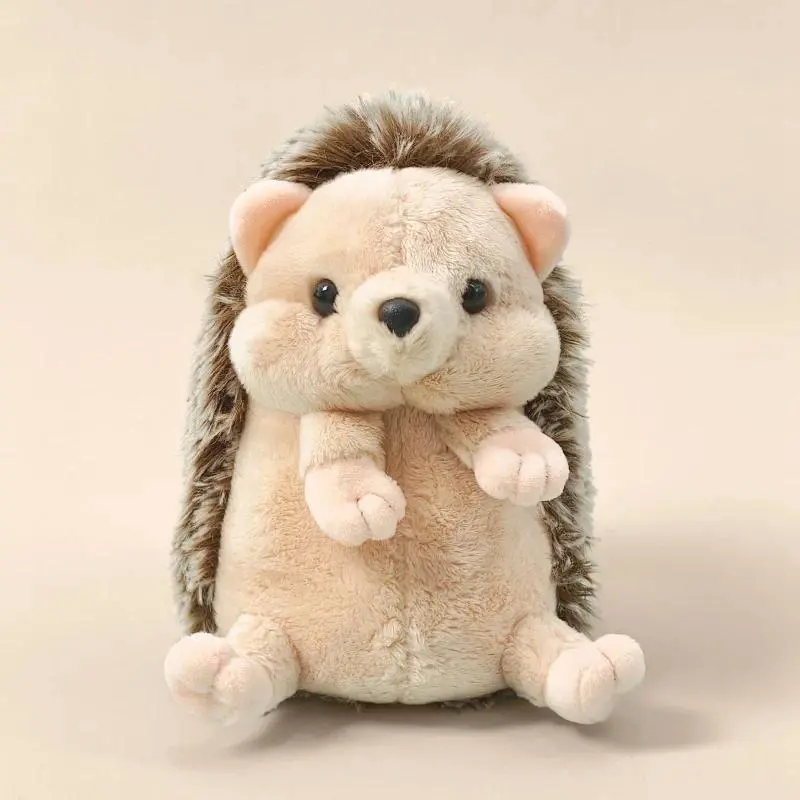Wholesale Adorable Cute Hedgehog Plush Toy Stuffed Animal Sleeping Companion Doll For Room Decor Ideal Birthday Gift Holiday