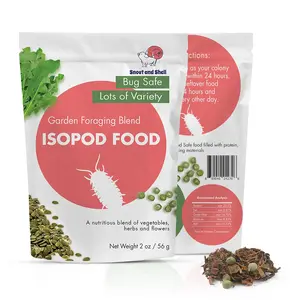 Snout and Shell Garden Foraging Isopod Food – Natural Blend