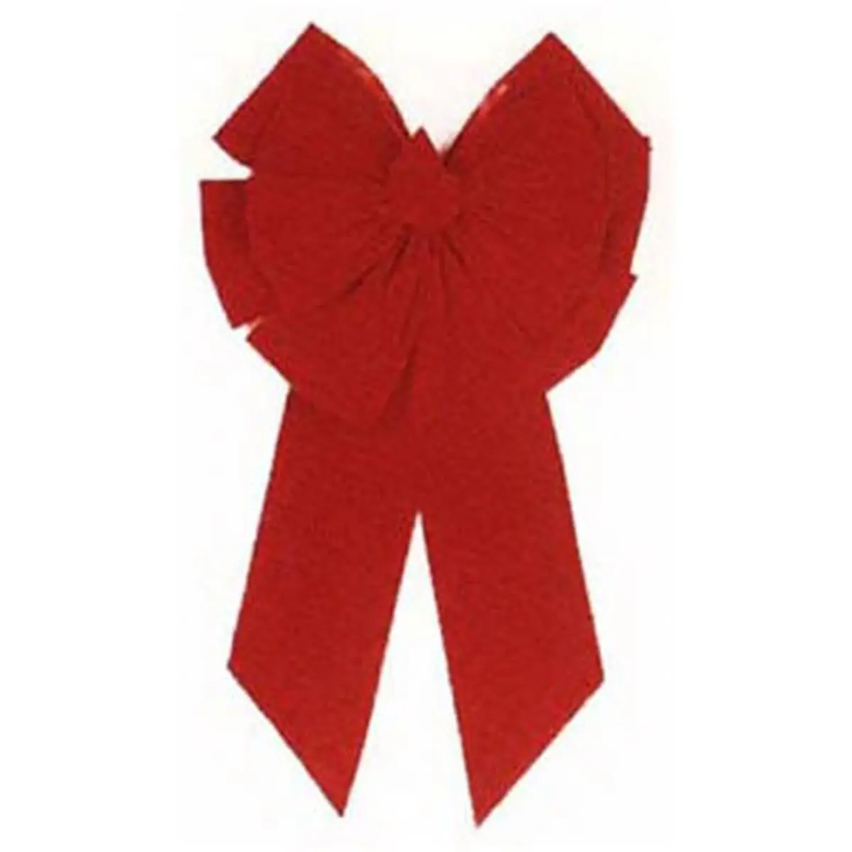 212 MAIN 11-Loop Plain Velvet Deluxe Holiday Decorative Bow - Red, Office Stationery Supplies, Office Decoration, Elegant Gift & Wrapping Accessory