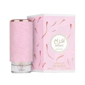 Afrah Sensual EDP Perfume By Mamlakt Al Oud Lattafa 100ml / 3.4 fl oz – Luxurious Sensual Fragrance for Women Aroma Eau De Parfum