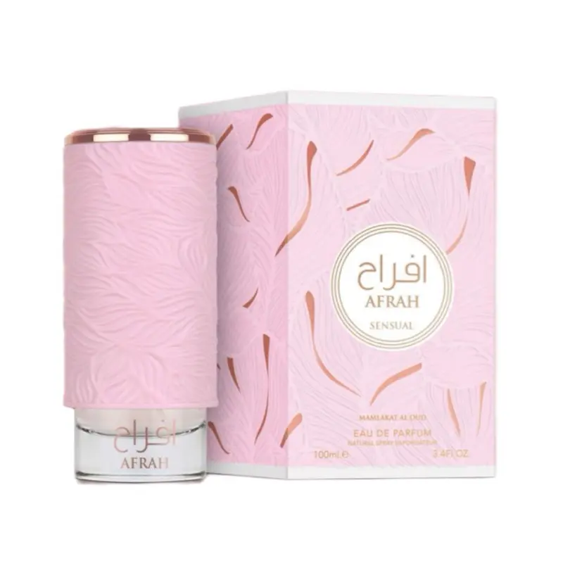 Afrah Sensual EDP Perfume By Mamlakt Al Oud Lattafa 100ml / 3.4 fl oz – Luxurious Sensual Fragrance for Women Aroma Eau De Parfum