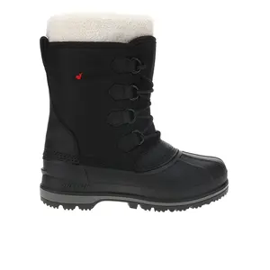 Baffin Womens Bobcaygeon Snow Casual Boots Mid Calf Low Heel 1-2" - Black