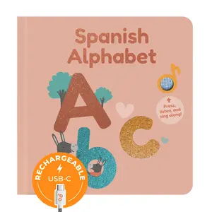Cali's Books Spanish Alphabet - Rechargeable, Compact Design for Easy Learning