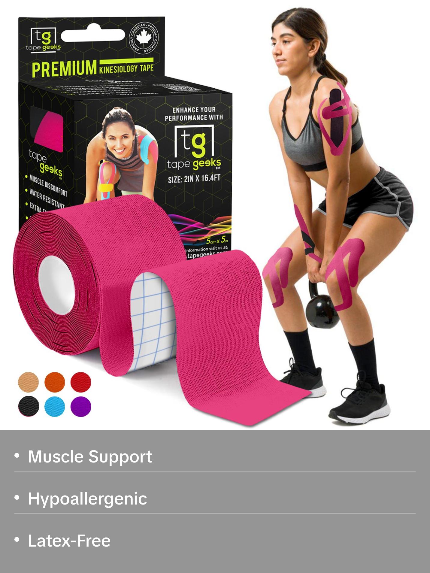 Kinesiology Tape for Pain Relief and Support - Sports and Activities