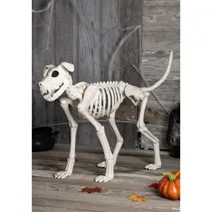 Buster Bonez 28" Skeleton Dog Halloween Decoration
