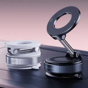 Car Vacuum Suction Cup Magnetic Navigation Phone Holder, No Glue, Extendable Foldable Portable Car Indoor Phone Stand, Car Phone Mount