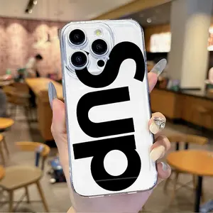 SUP Fashion Phone Case Clear TPU for iPhone 17 AIR 17 PRO 16 PRO 15  PRO MAX  14 PLUS 13 PRO 12 11 PRO XS MAX X XR Samsung Galaxy S25 Ultra S24 S23 S22 Plus