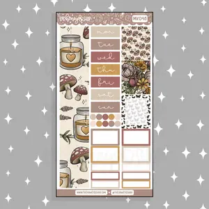 Cottagecore BEE6 Monthly Kit | Fits BEE6 TRP Planner