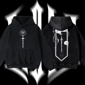 [MusicStyle] Sleep Token _Damocles Crest_ Ver.2 Heavy Metal Shirt, Even In Arcadia Album Merch, Unisex Oversize Rock Band Washed Heavyweight Cotton T-shirt, Gift For Rock Music Lovers, Gothic Punk Emo Grunge Y2K Outfits